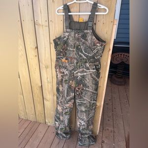 “She” womens insulated camo overalls